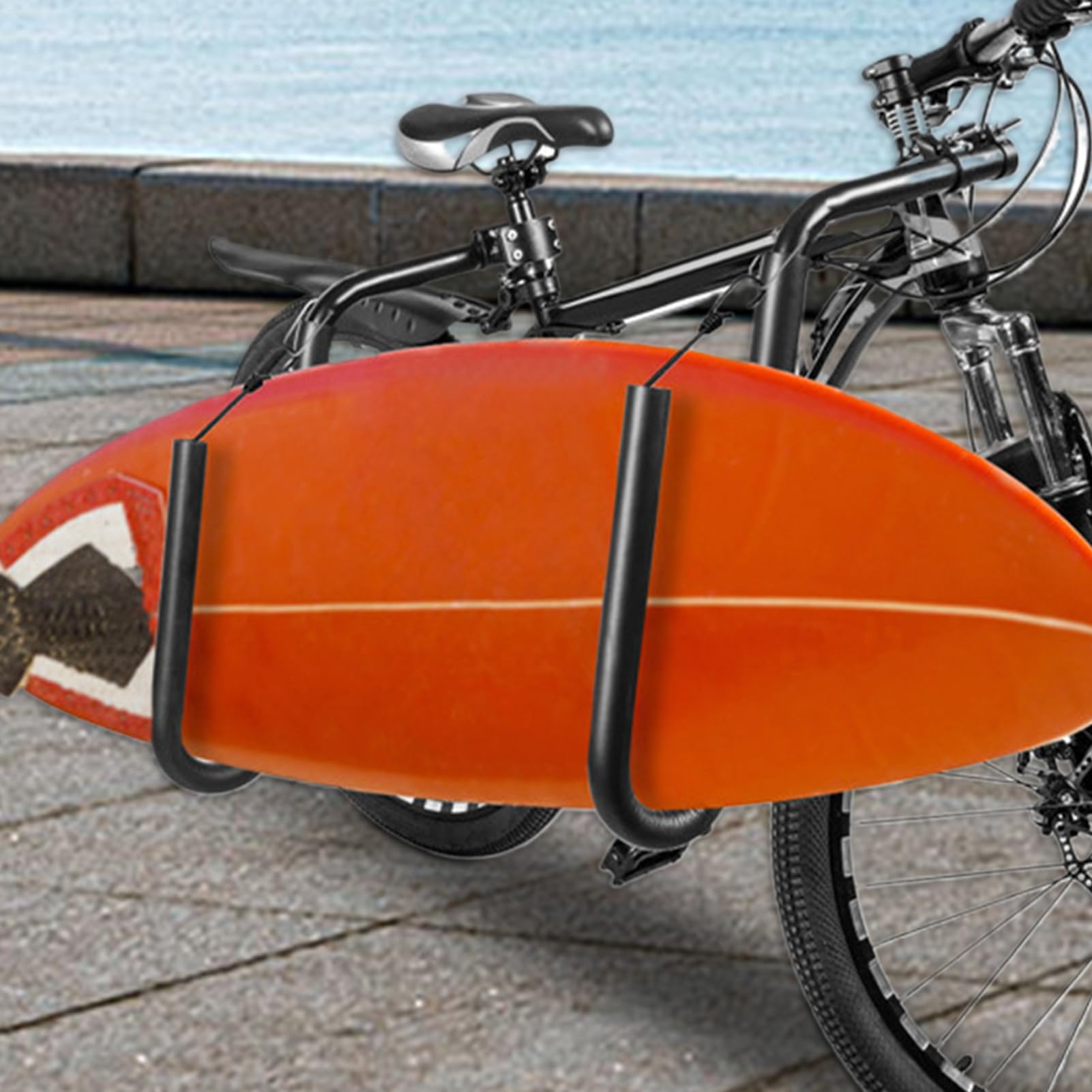 Supporto per bicicletta per tavola da surf, supporto per bici per tavola | da surf | portabici | supporti per tavola da installazione e rimozione facili, guida sicura per tavole