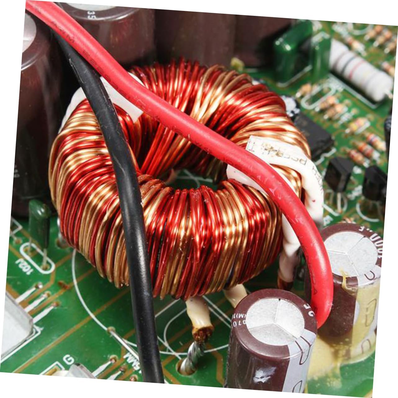 Angoily 12v Car Audio Subwoofer Core Line Converters for Car Speakers Amplifier Board Euro Wire Welding