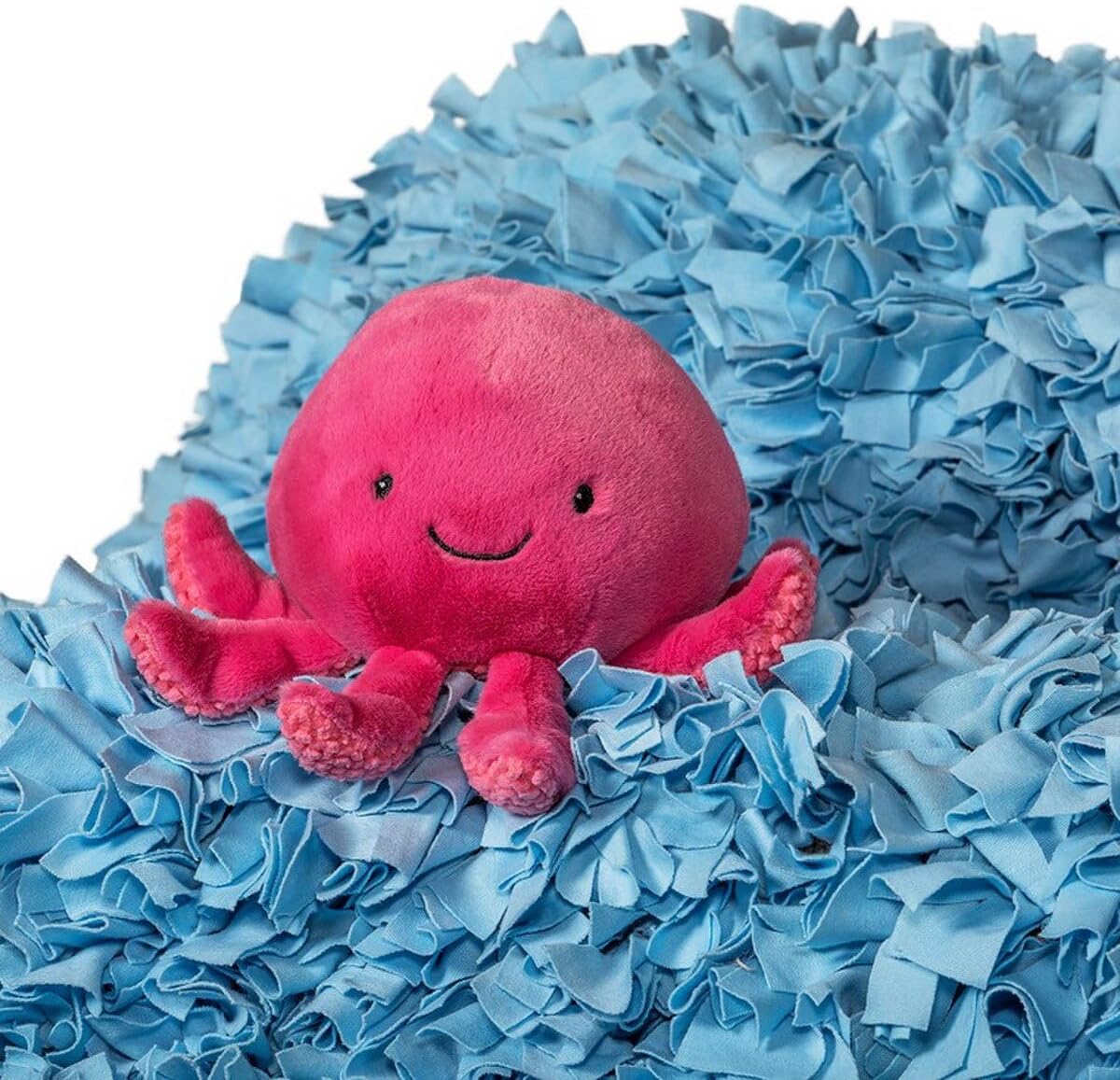 Mary Meyer Stuffed Animal Plush Soft Toy, 7-Inches, Pinky Puff Octopus