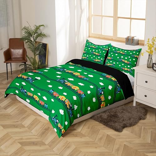 Vista 132 de Funda de edredón con estampado de gatos de dibujos animados, para niños, niñas, amantes de los gatos, funda de edredón rosa con corazón y fresa