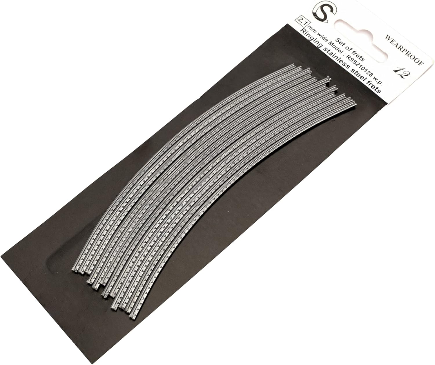 Sintoms RSS210128 Ringing Frets Stainless Steel 2.1mm Small Fret Wire Set for Classical Acoustic Guitar