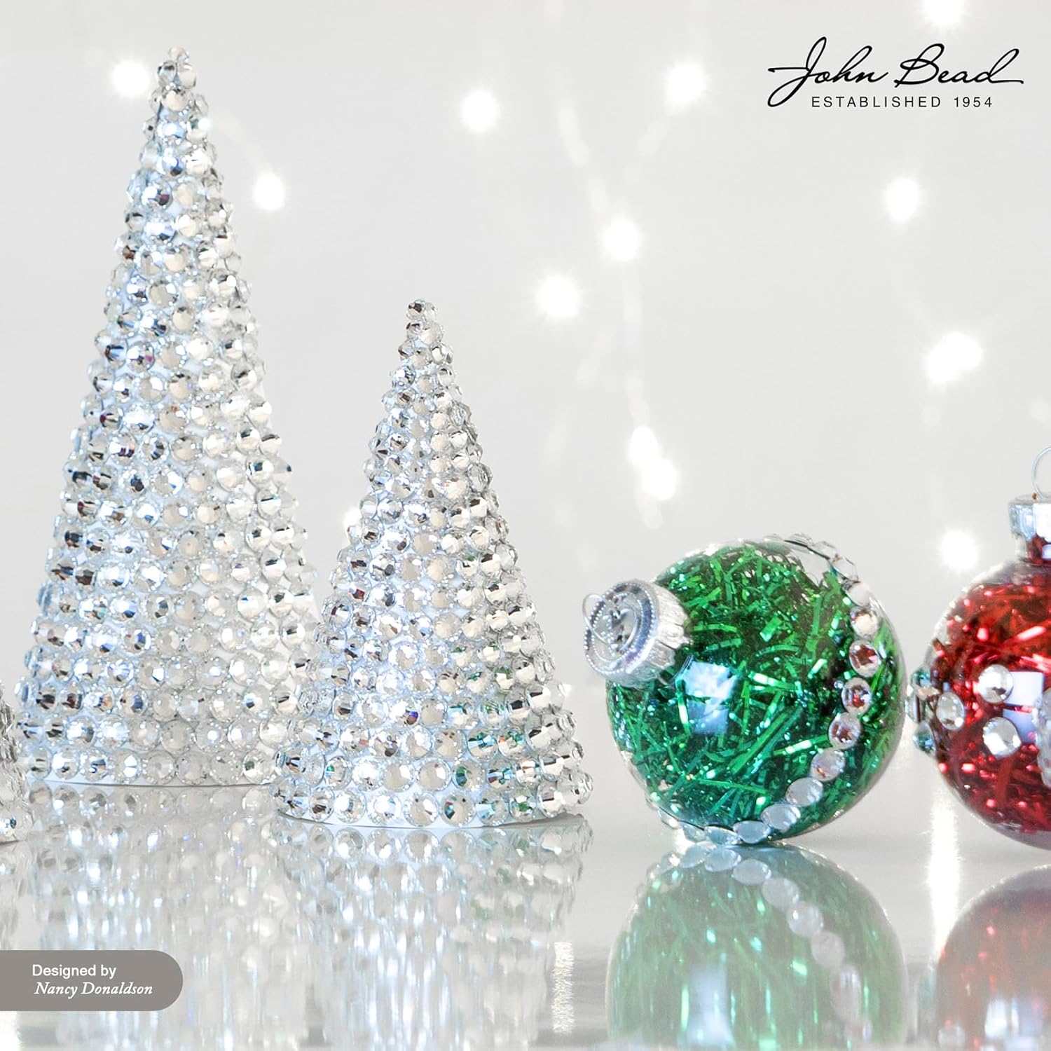 2880pcs Crystal Lane DIY SS12 (3mm) Crystal Clear Round Glass Rhinestones Flatback Gems for Arts & Crafts Nail Art Clothes Shoes - Image 4