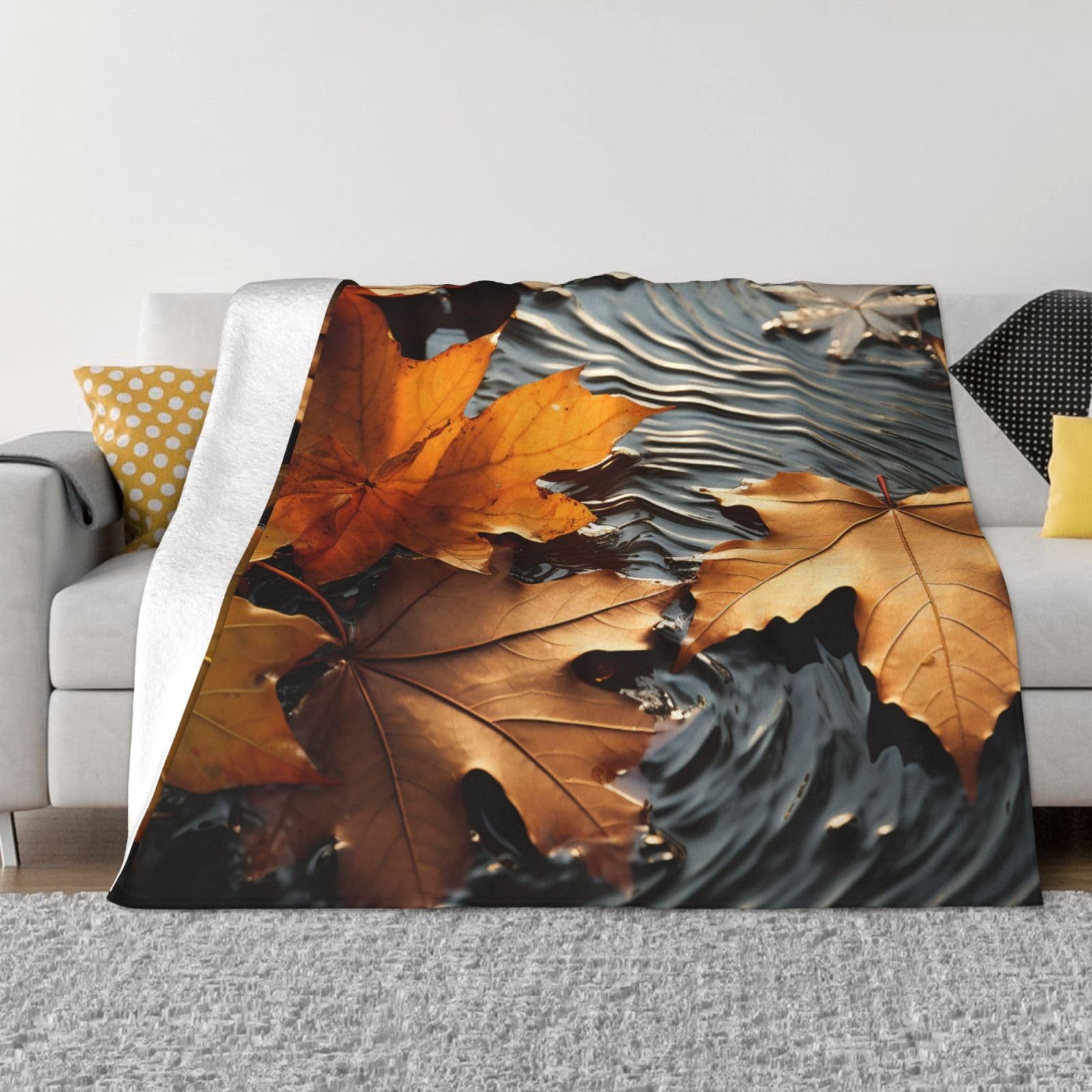 Couverture polaire douce à offrir en cadeau de flanelle pour lit et décoration de canapé