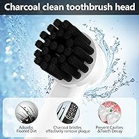 Vista 2 de Oral B - Cabezales de cepillo de dientes eléctrico de repuesto compatibles con cepillo de dientes eléctrico Oral-B, cerdas de carbón