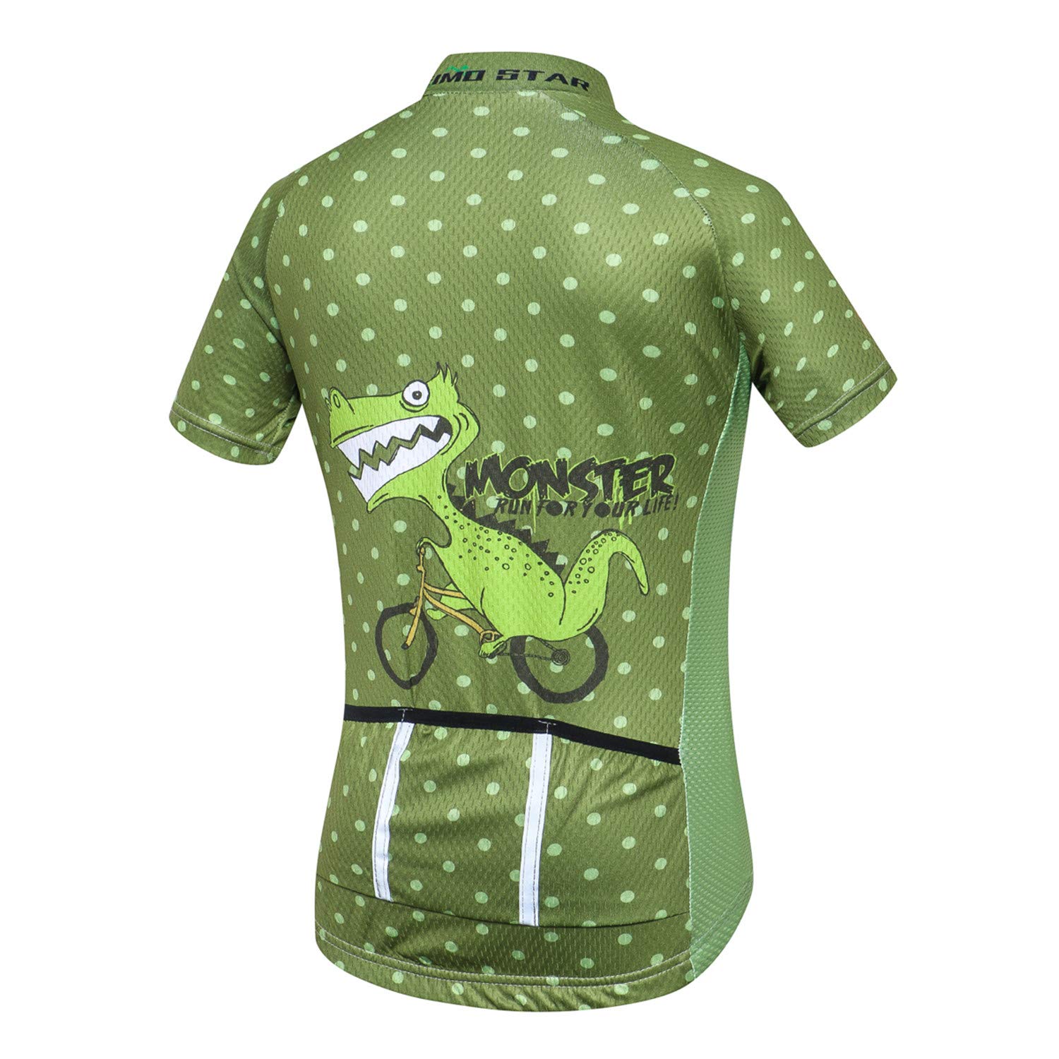 Maglia da ciclismo per bambini, maglietta a maniche corte per ragazzi e ragazze, top con cartoni animati, traspirante, ad asciugatura rapida, S-XXL