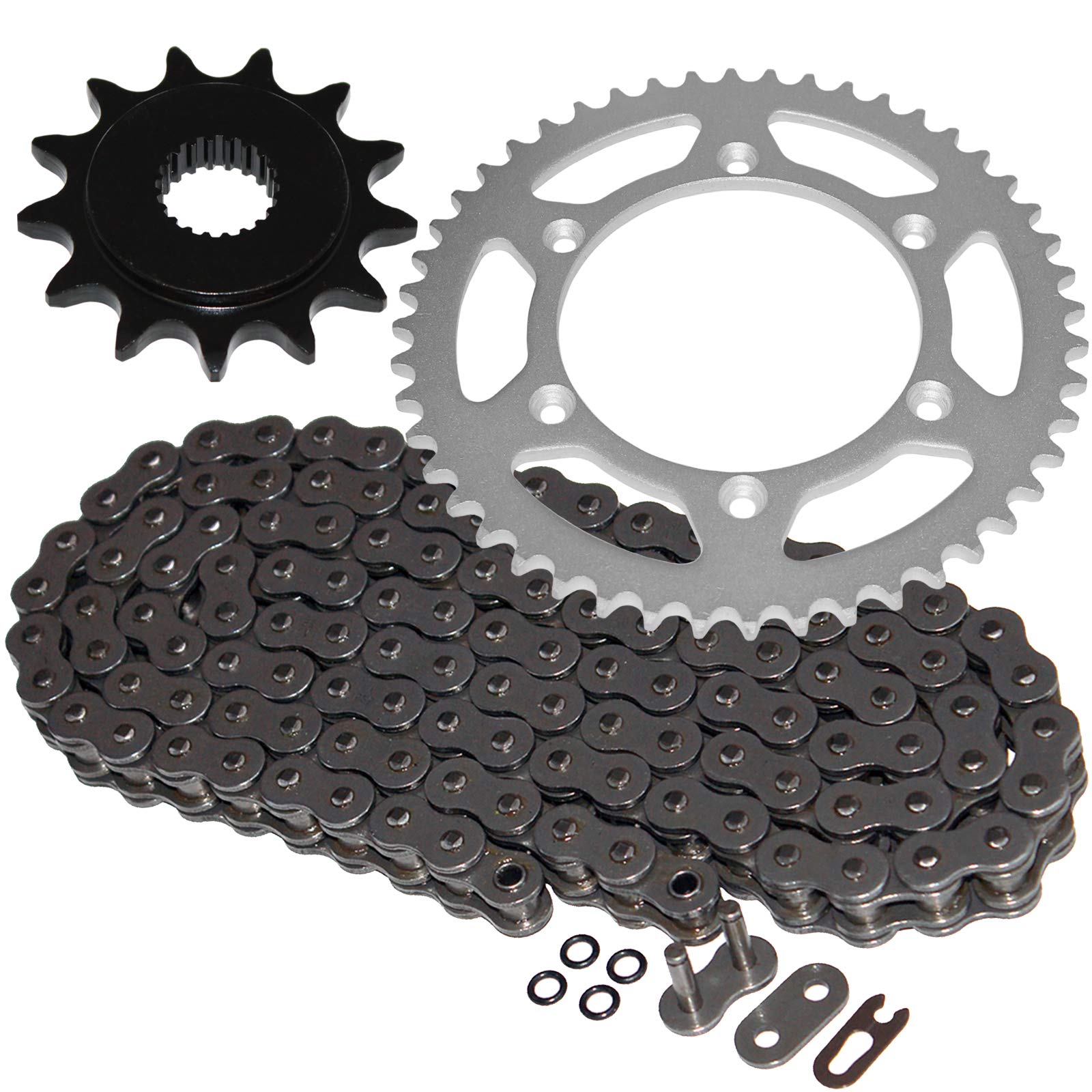Caltric compatible with O-Ring Drive Chain and Sprockets Kit Kawasaki KX250F KX 250F 2006 2007 2008 