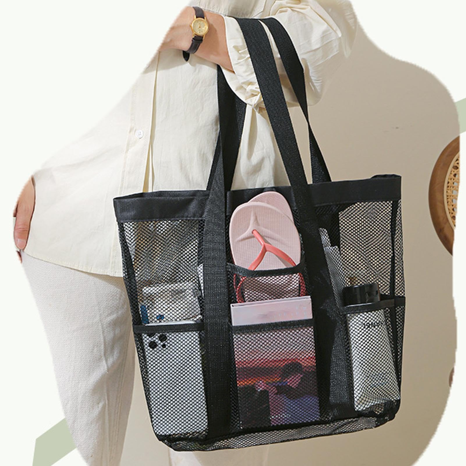 BORSA DA DOCCIA In Rete Ad Asciugatura Rapida Con Borsa Da Bagno