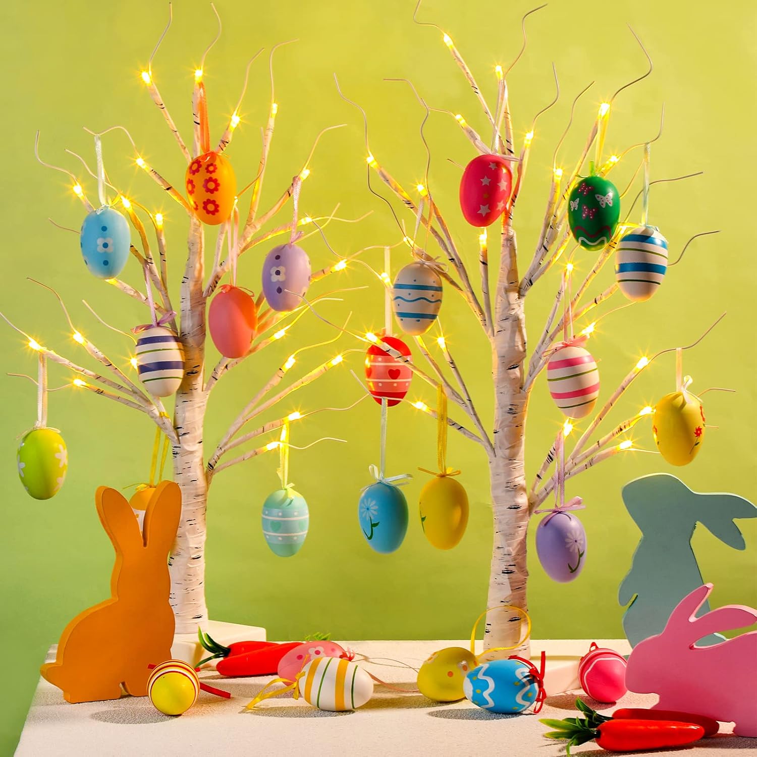 2 Packs Easter Decoration Easter Table Centerpiece 24 Inch