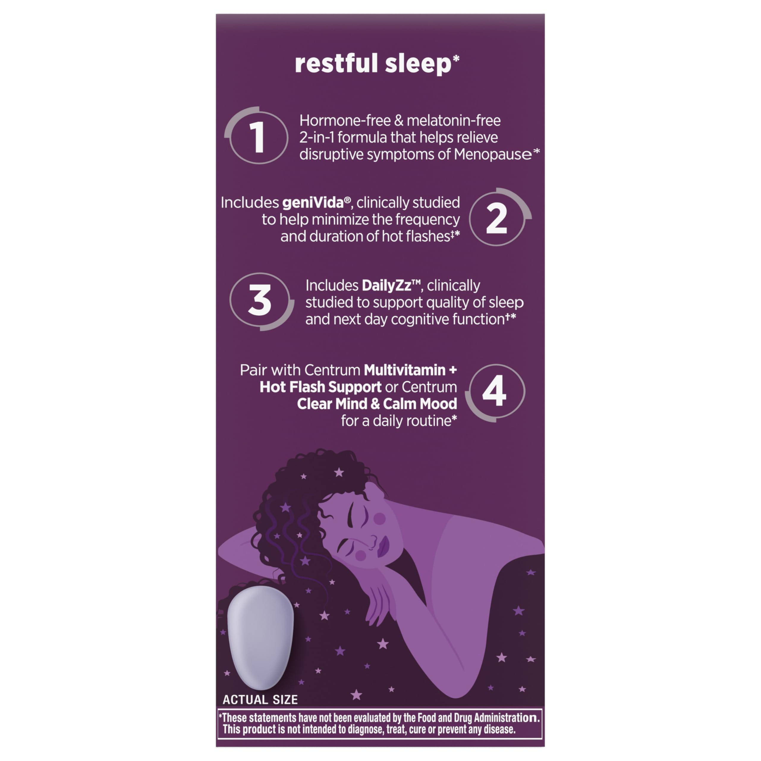 Centrum Restful Sleep Menopause Support Tablets, 28 Count — Amazon image 12