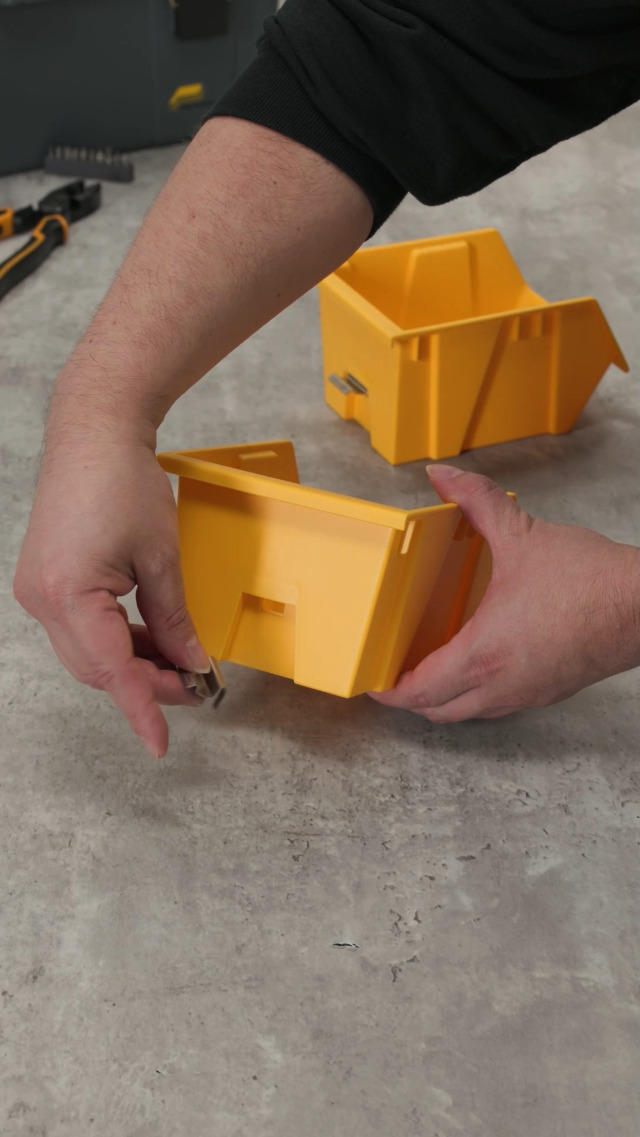 DEWALT Plastic Bins, 10lb Capacity, DEWALT Workshop Storage System