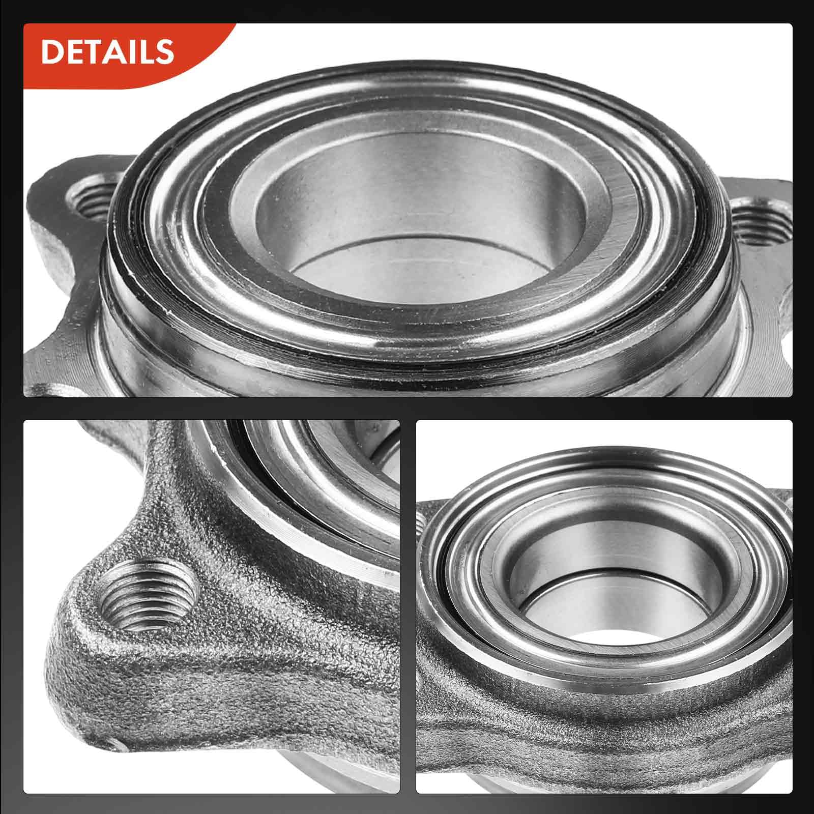 Frankberg Cuscinetto ruota Set di cuscinetti ruota Asse Anteriore Compatibile con A4 8E2 A4 Avant 8E5 Exeo ST 3R5 A6 4B2 4B4 A4 Avant 8ED Replace# 4D0407625D