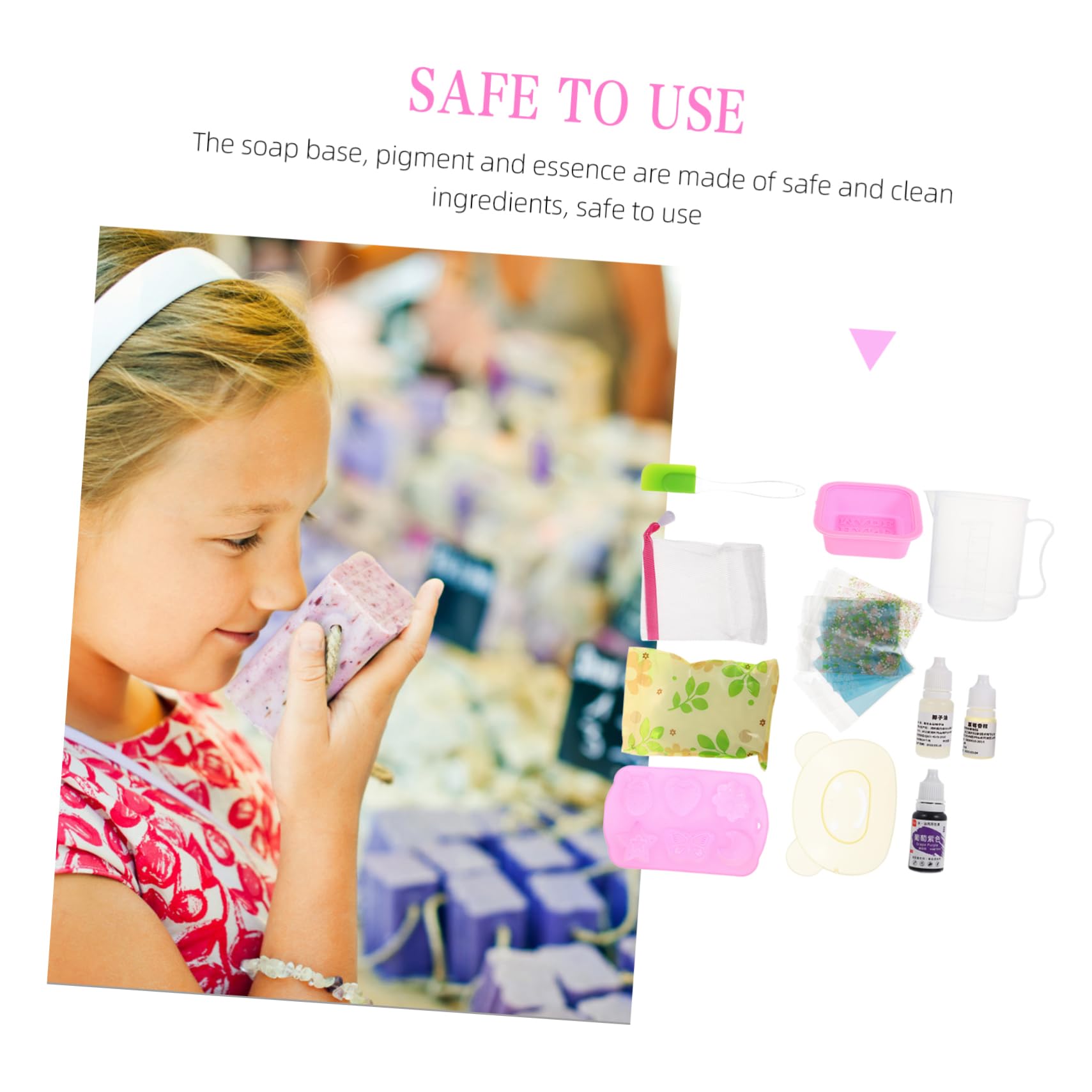 Kit per Sapone Fai da Te per Adulti, Accessori Vari