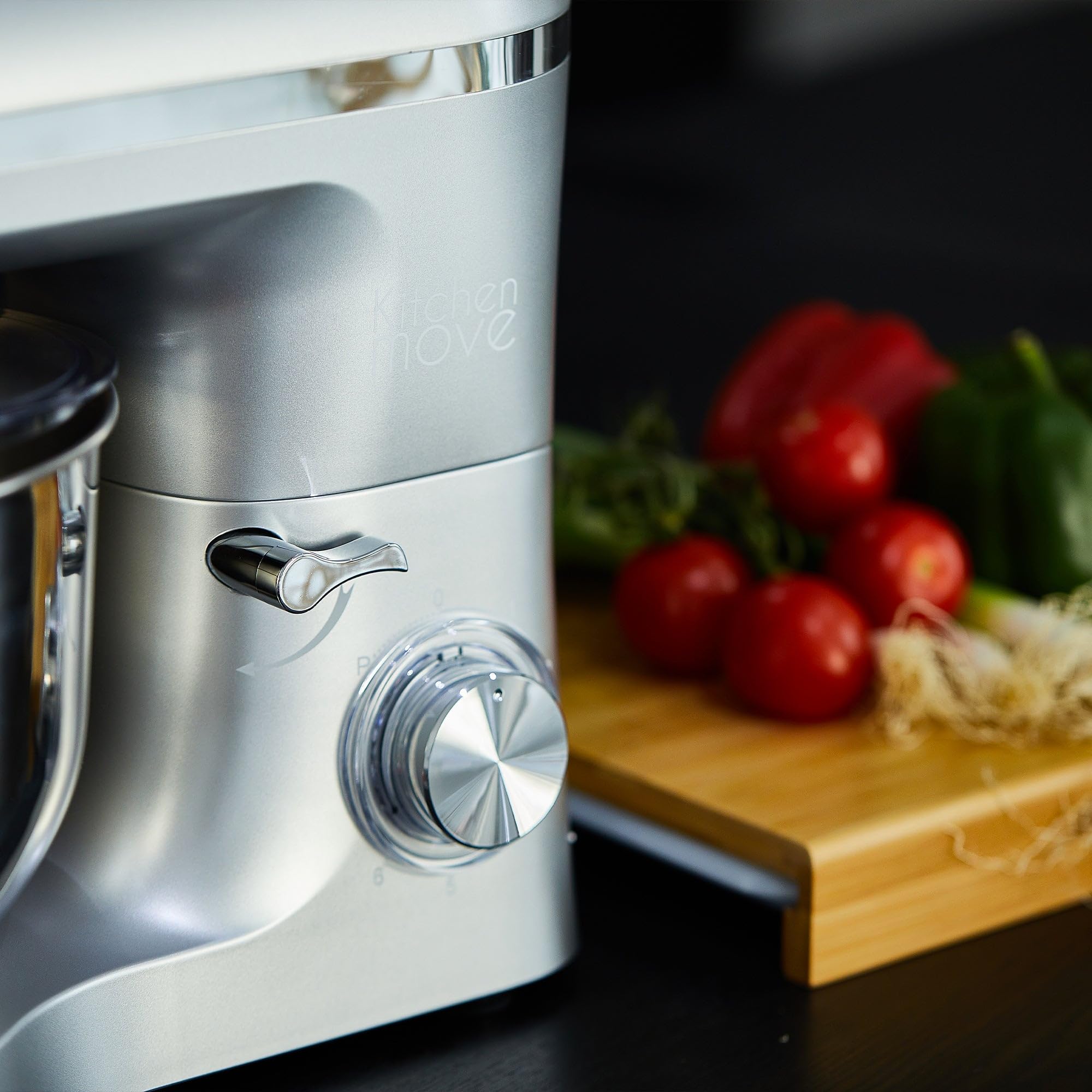 KITCHEN MOVE Robot patissier hachoir blender multifonction 1500W bol 5.5L VIPER PRO Gris acier
