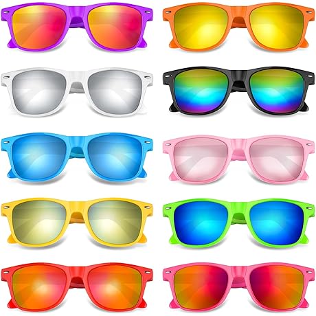 10-60 Pack Neon Sunglasses: Illuminate Your Next Party