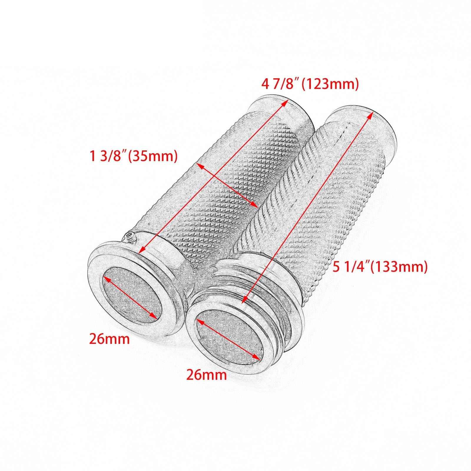 Manopole Manubrio Moto 1 "manopole Acceleratore Elettronico Da 25mm Per Har&ley Touring Street Electra Glide FLHX Softail Slim FLHR Manopole manubrio