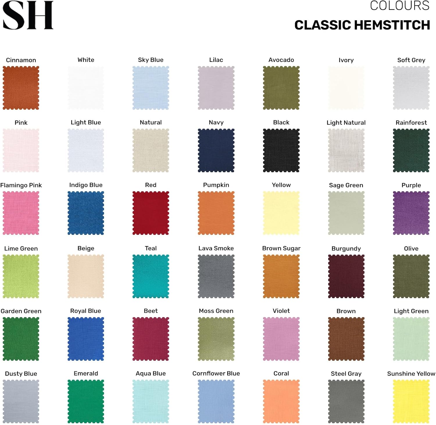 Solino Home Linen Placemats Set of 4 - Classic Hemstitch Red Placemats 14 x 19 Inch - 100% Pure Linen Table Mats for Holiday - Image 6