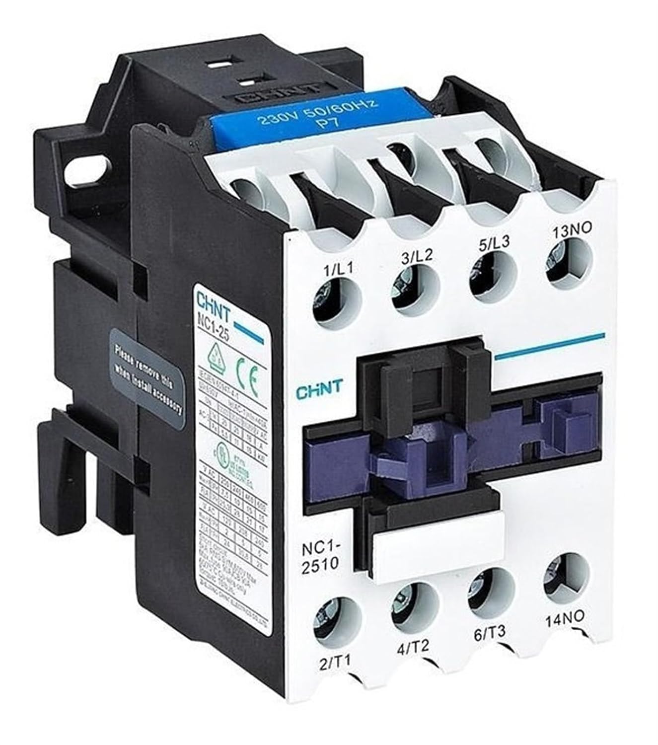 Contactor 25 Amperes 3 Poles + 1 No(24 VDC)