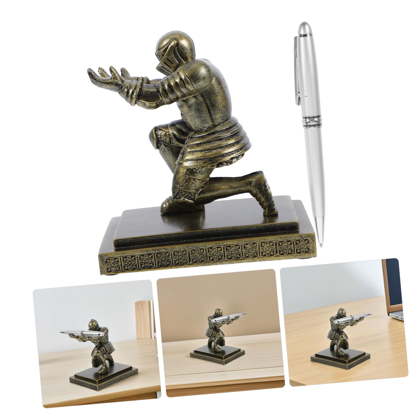 Gadpiparty Espositore Portapenne Da Scrivania Portapenne Da Soldato Decorativo Supporto Multifunzionale Per Penne