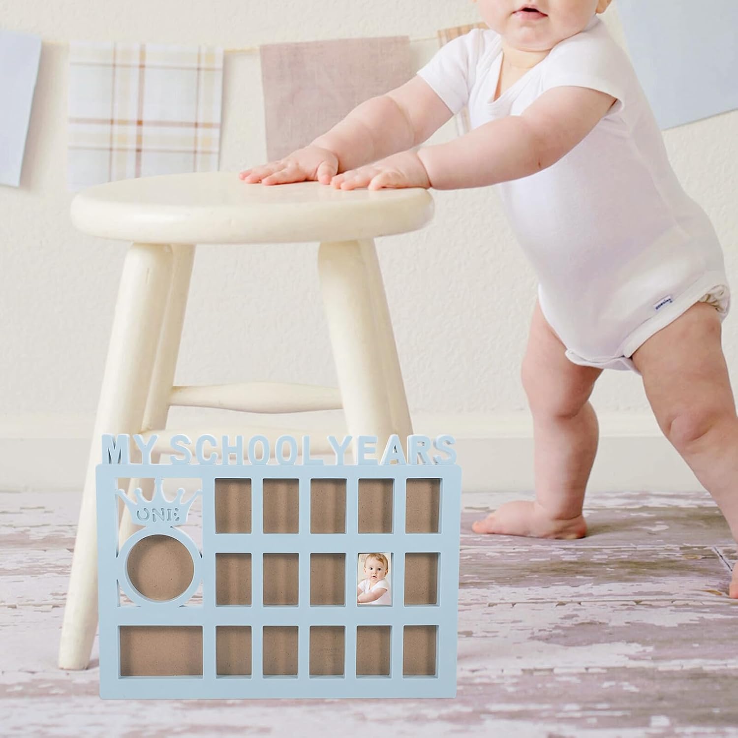 Kids Growth Process Photo Display Frame for Baby Photos