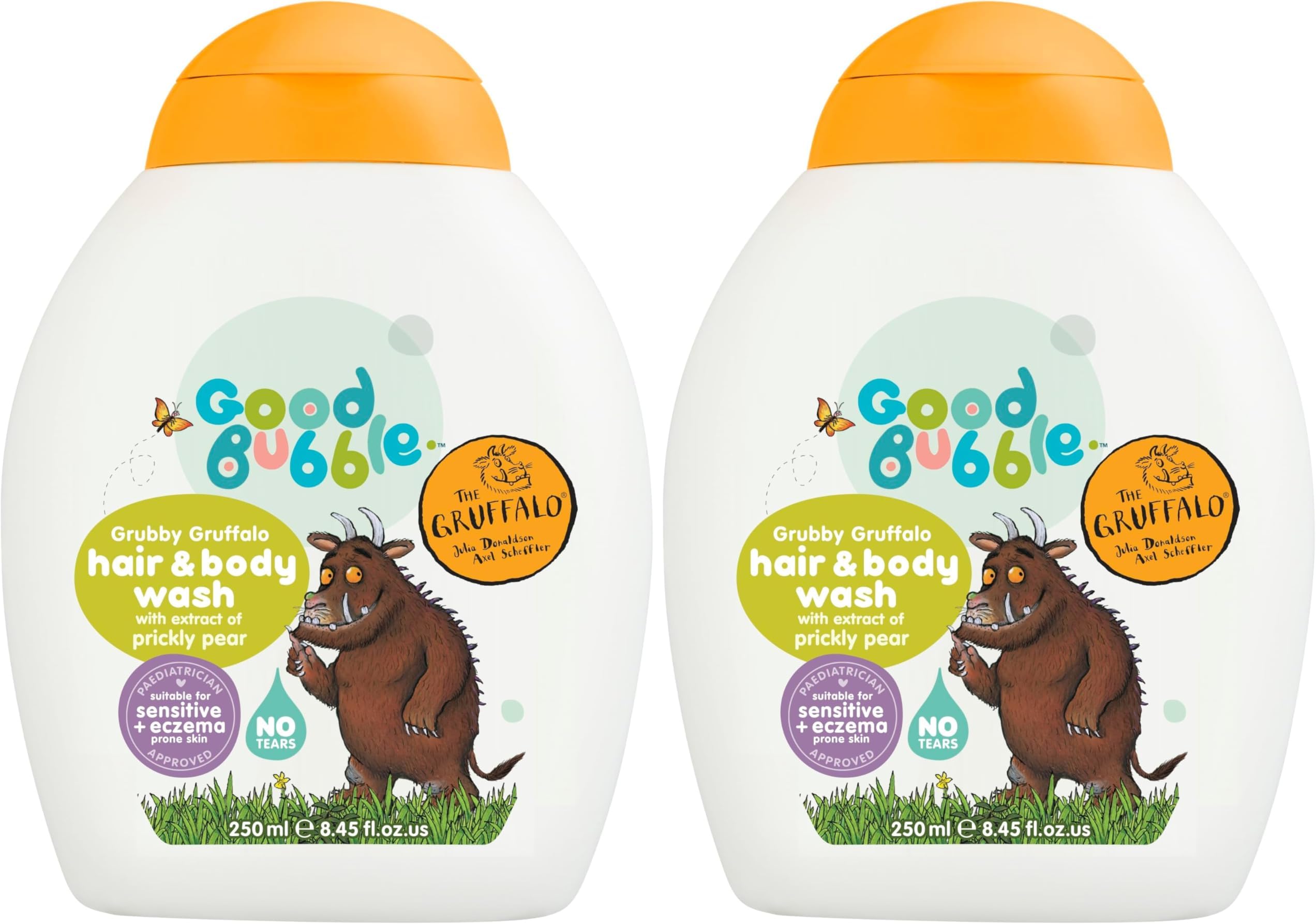 Good Bubble Gruffalo Kids Hair & Body Wash - 250ml Tear-Free Kids Body Wash -...