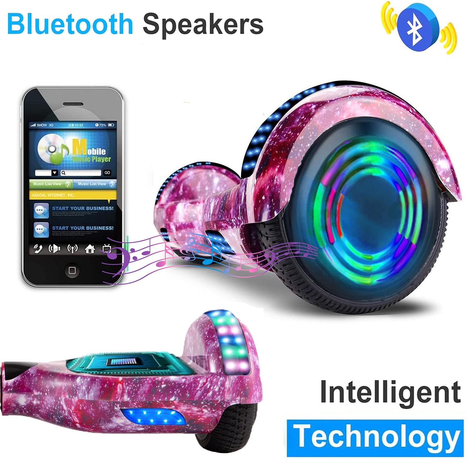 Electric Balance Board 6.5インチ HappyBoard 6.5 Inch Self Balancing Balance Board Skate board