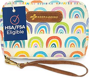 KeepGoing Travel First Aid Kit for Kids – 130 Pc. TSA-Approved, Compact, Waterproof
