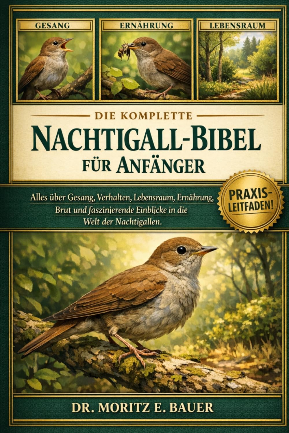 DIE KOMPLETTE NACHTIGALL-BIBEL FÜR ANFÄNGER: Alles, was Sie über Nachtigallen wissen müssen : Gesang und Verhalten, Lebensraum und ... wichtiges Wissen für Anfänger und Liebhaber.