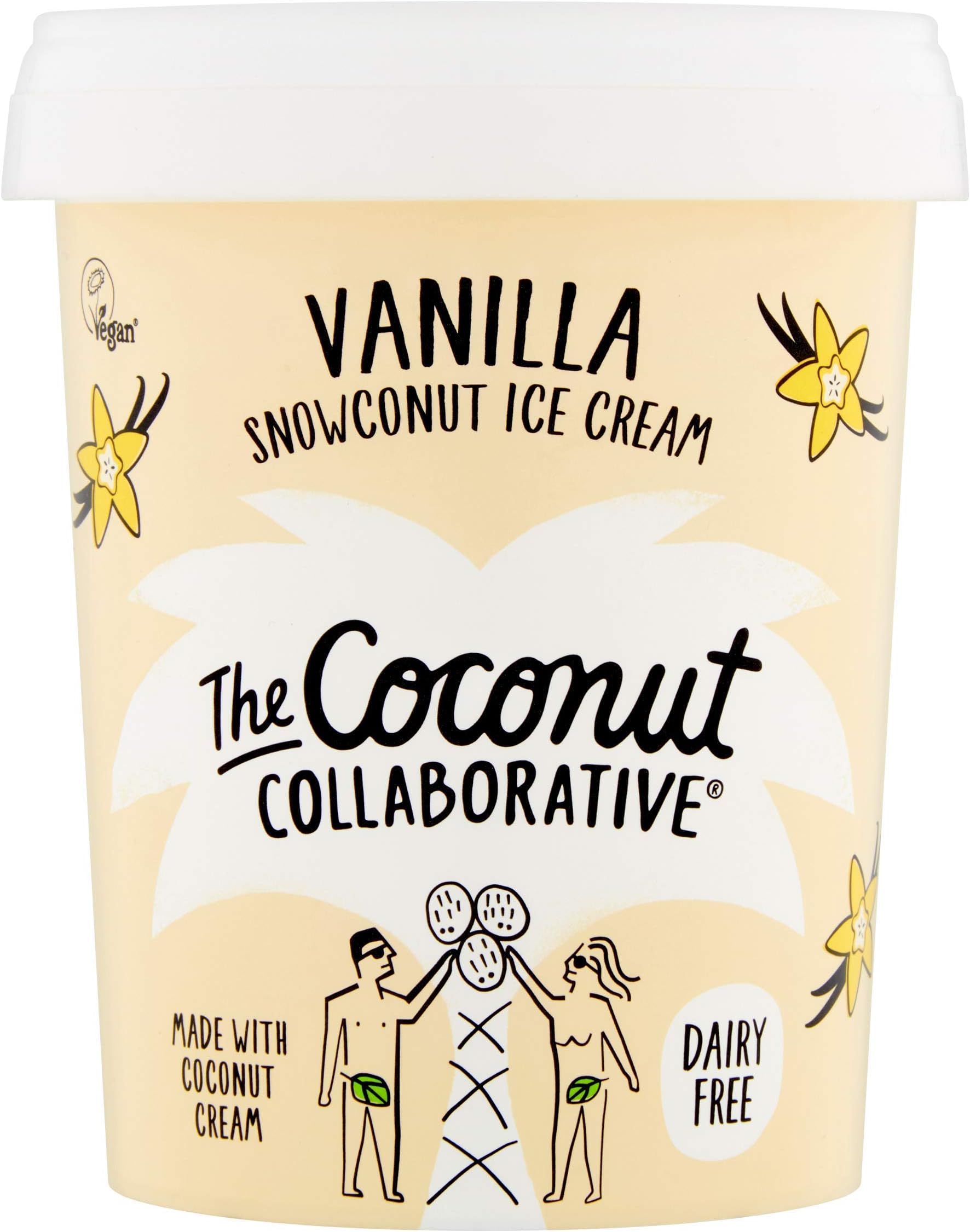 The Coconut Collaborative Dairy Free Vanilla Ice Cream, 500ml (Frozen)