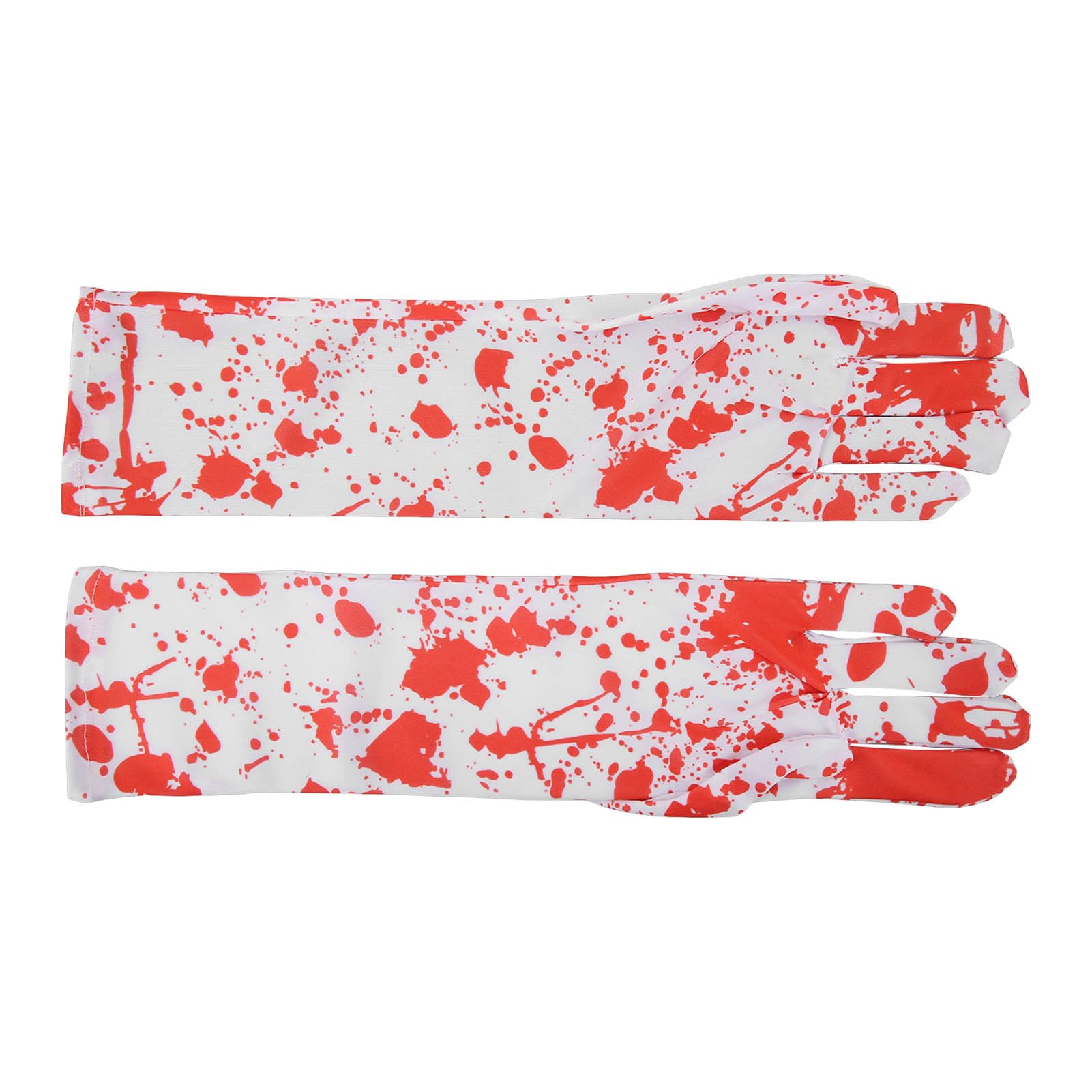 1 Pair Halloween Bloody Gloves Cosplay Party Funny Scary Blood Splattered Gloves Costume Accessories