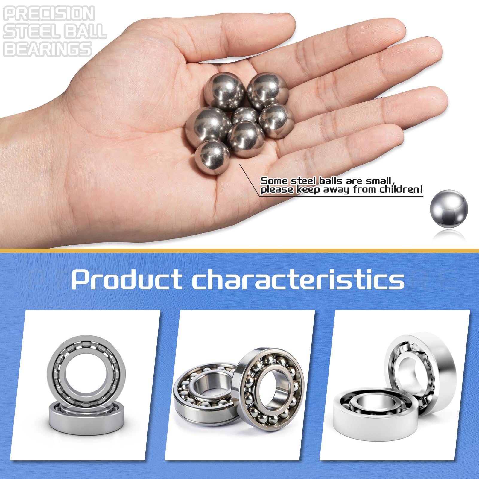 Stainless Steel Precision Balls Kit - 308PCS -6