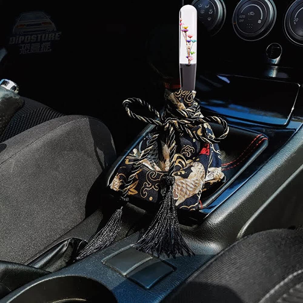 Amazon | RICAUTO 水中花 シフトレバー 汎用 シフトノブ 昭和レトロの  