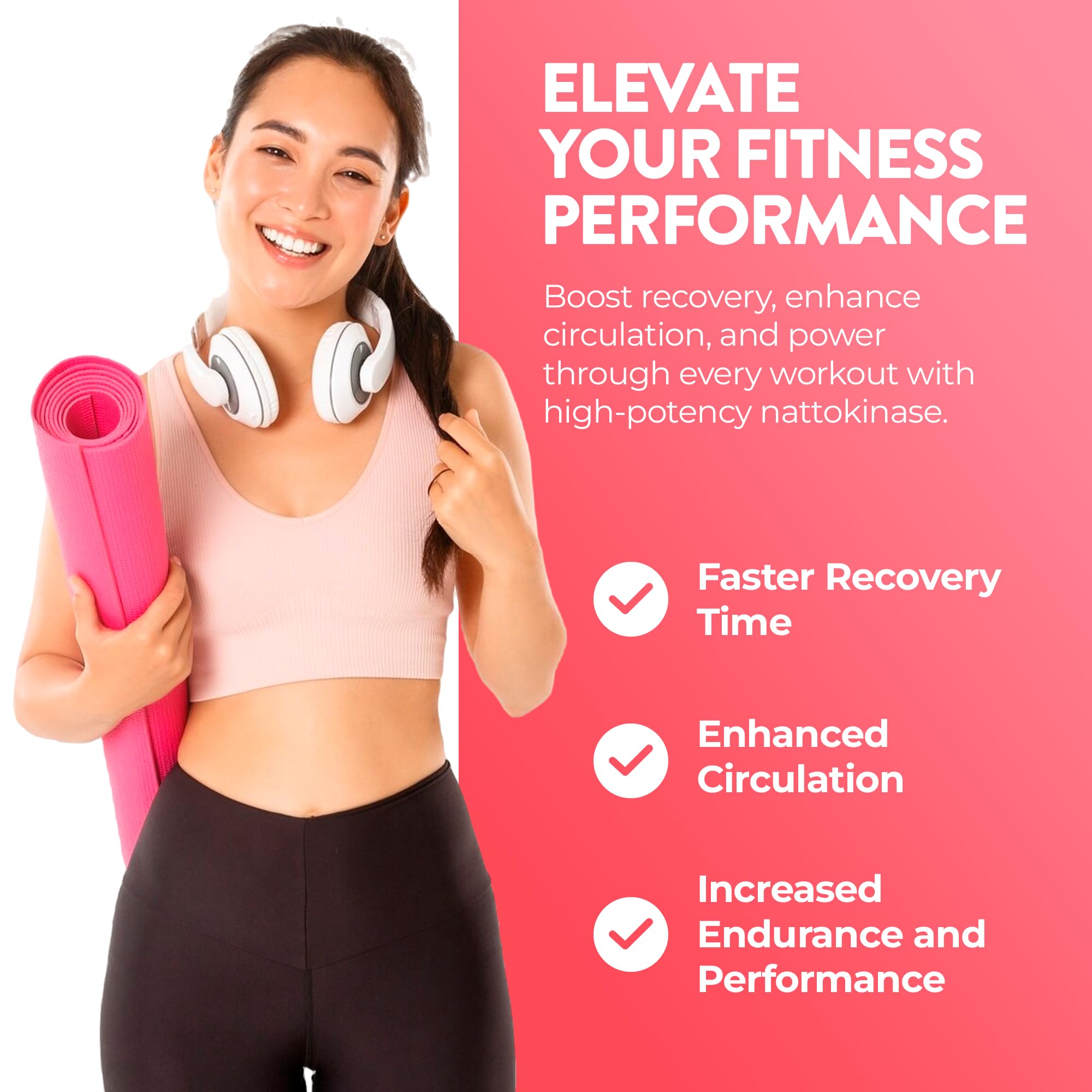 Eve's Cycle Nattokinase Supplement - Premium Japanese Enzyme, Natural Blood Thinner, Organic, No Stearates, Non-GMO, Made in USA — Amazon image 4