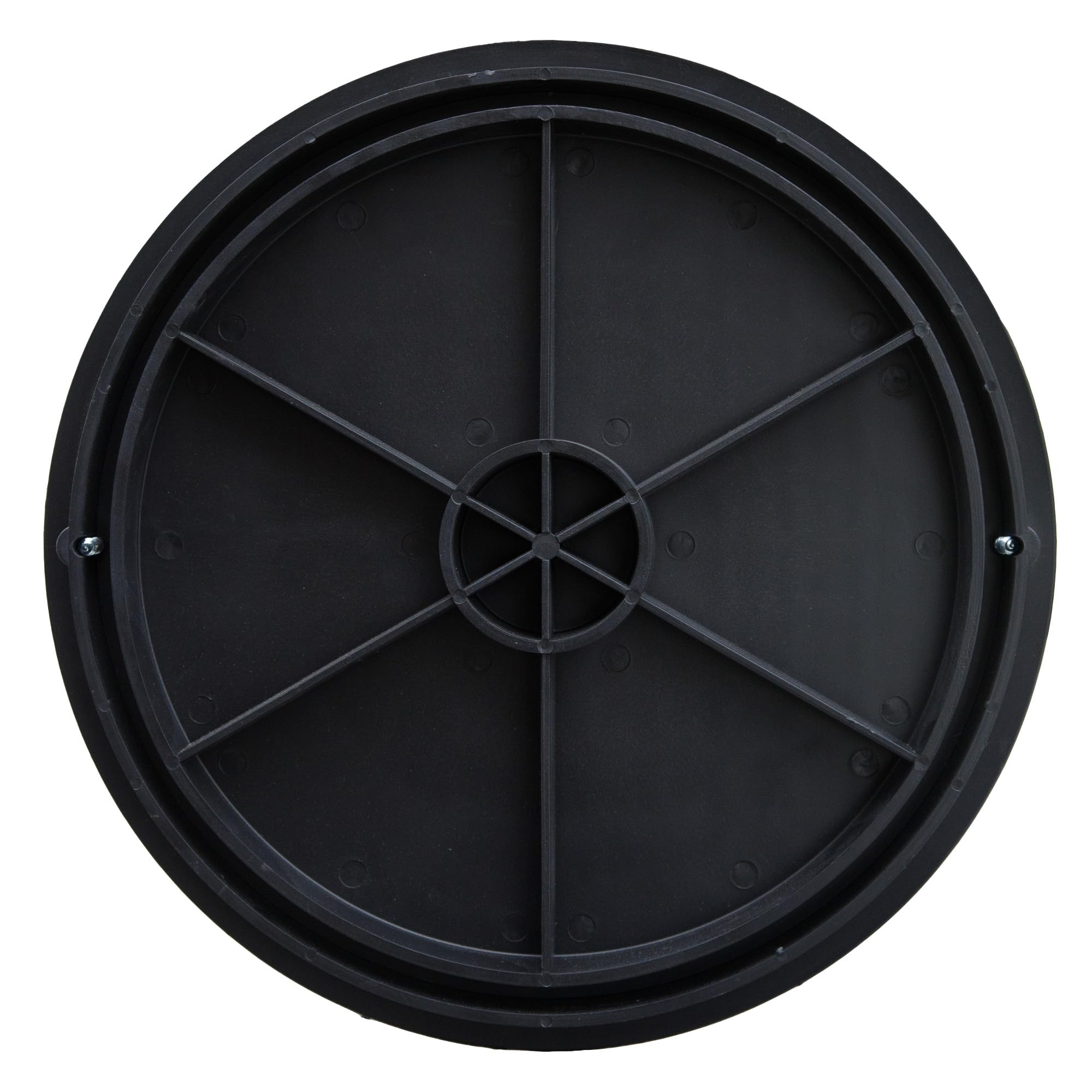 Kg Rohr DN 400 1m, mit Schachtabdeckung aus Kunststoff in Schwarz, Klasse A15 - Kanal Entwässerung, Steigrohr, Abwasserrohr, Korrosions- und Witterungsbeständig