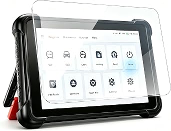 2PcsTempered Glass Screen Protector For THINKSCAN 689BT&MUCAR 892BT Scanner