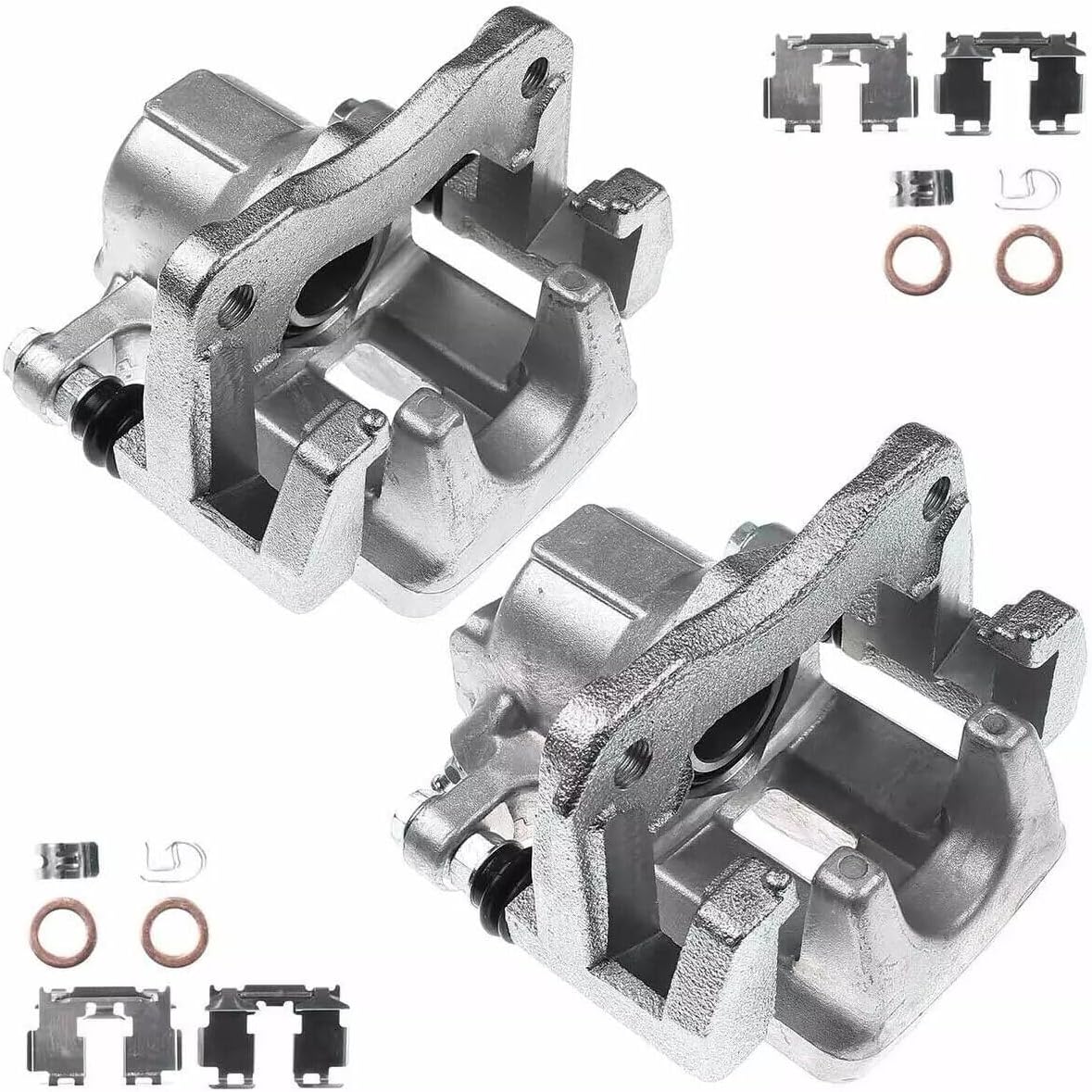 Rear Left Right Disc Brake Calipers with Bracket 2Pcs for Toyota RAV4 2012 2013 2014 2015 2016 2017 2018 2.5L l4