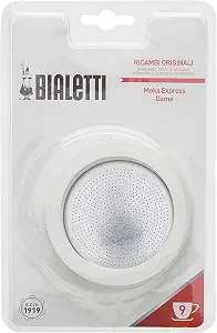 Bialetti Gaskets and Filter for 9-Cup Espresso Makers