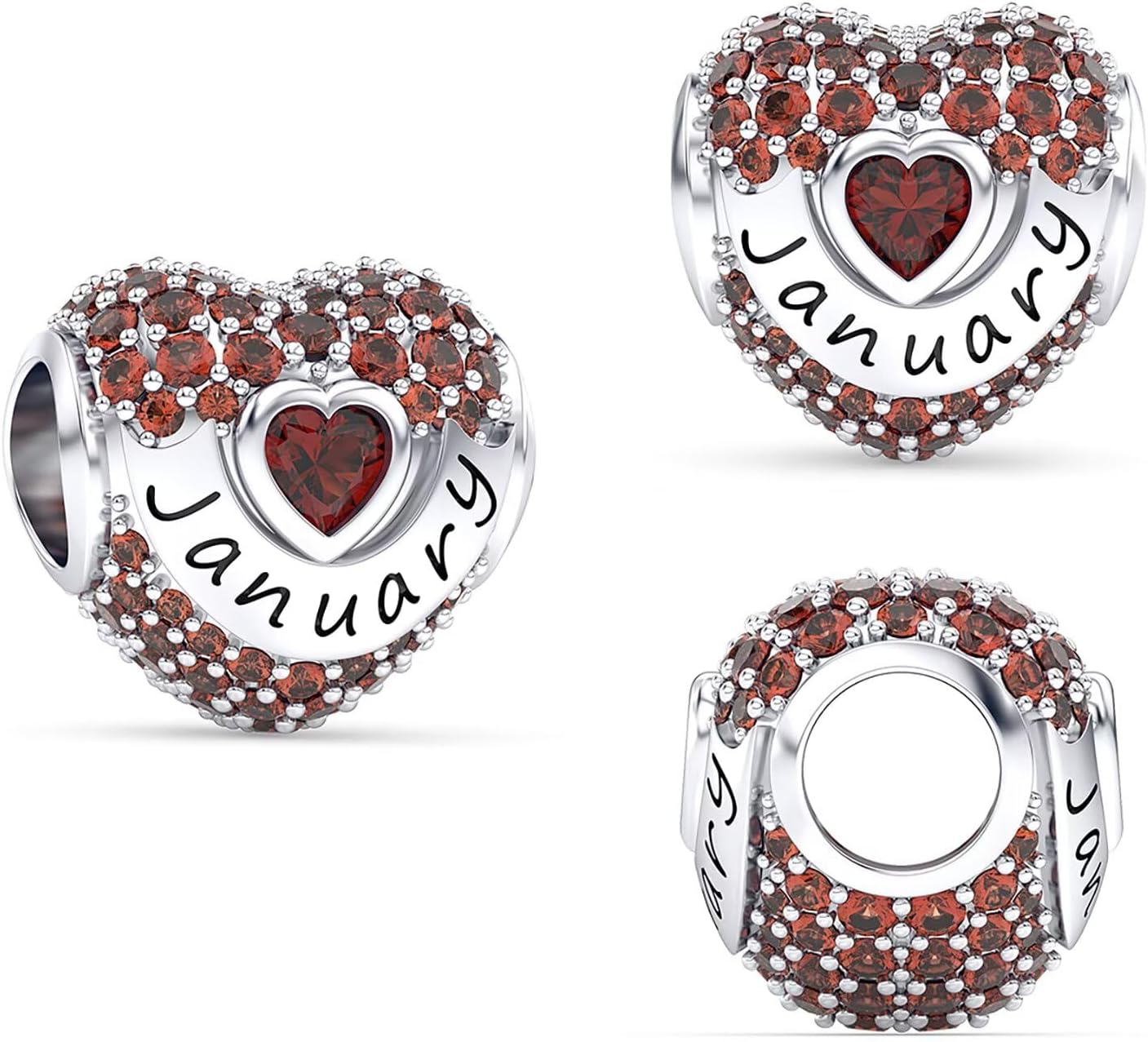 YUVUXE Birthstone Charms Bead Charm for Women Bracelets and Necklaces 925 Sterling Charms for Bracelets Birthday Mother's Day Christmas Jewelry Gifts For Women - Image 3