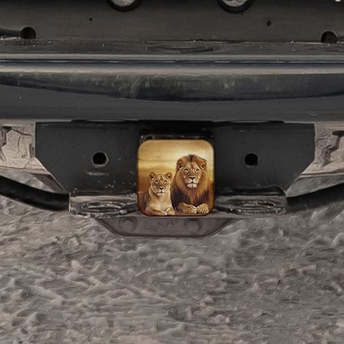 Vista 11 de Swono Cubierta de enganche de remolque de colibrí para receptores de 2 pulgadas, hermosas flores rosadas de jardín colibrí pájaro de goma receptor