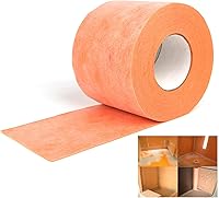 Kauwm Waterproof Shower Membrane 5In x 100Ft (42 Sq Ft), 20 Mil HDPE Underlayment for Bathrooms, Kitchens & Saunas