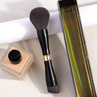 Un pincel de maquillaje ultrasuave y esponjos...