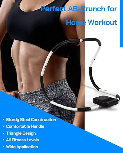 Miniatura 3 de Ab Machine Exercise Equipment, Portable Sit up Machine for Core Strength, Study Ab Crunch Machine, Ab Roller for Abdominal Workout Exerciser &