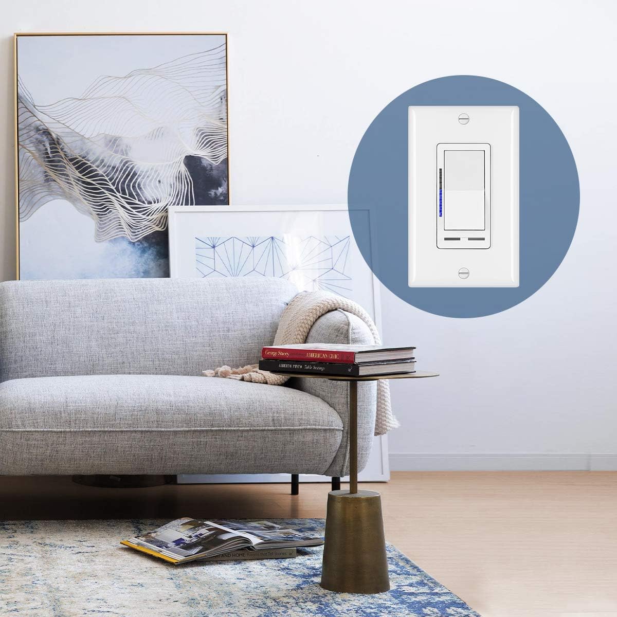 🔥 Cаѕhbасk uр tо 70% (2 Pack) CML Digital Dimmer Light Switch, 3-Way or Single Pole, for LED, CFL, Incandescent and Halogen Bulbs, 3-Year Warranty, UL Listed, White