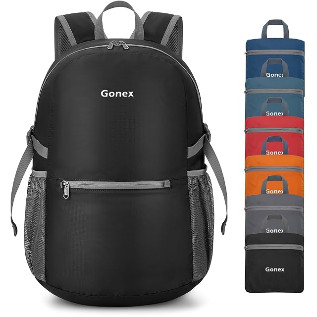 Gonex 30L Ultra Lightweight Packable Backpack Handy Foldable Daypack for Camping Outdoor Travel Cycling Backpacking