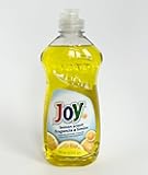 Joy Non-Ultra Dish Liquid 12.6Oz Lemon Scent (Package May Vary) Pack of 3