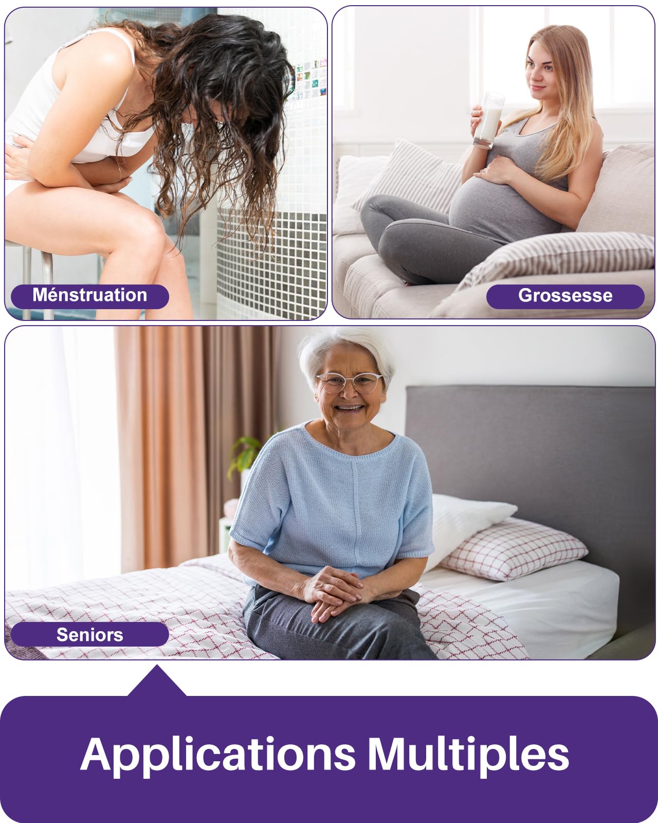 Kekoy Alèse Lavable Adulte, Alèse Imperméable (4 Couches, Réutilisable) : Fait Office de Tapis Animaux, Tapis Apprentissage Toilette – pour Âgés, Adulte, Enceintes | 2 Pièces, 86x91 cm