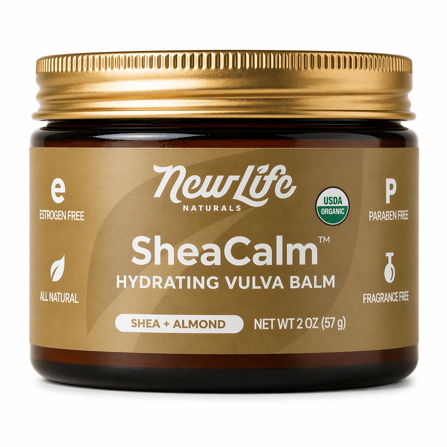 NewLife Naturals USDA Certified Organic Vulva Cream - Menopause