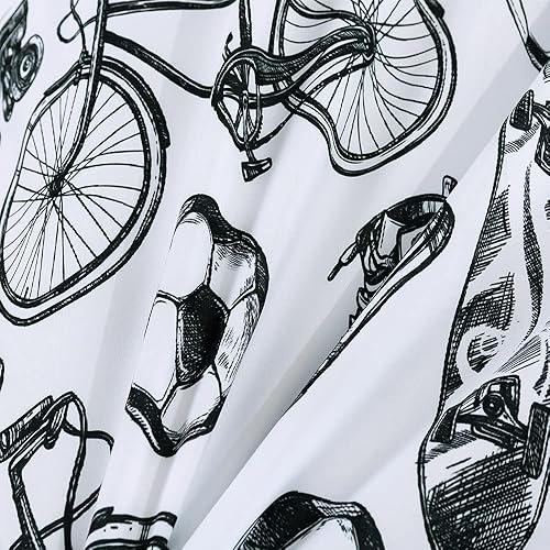 Miniatura 4 de Funda de edredón de fútbol deportivo, ropa de cama matrimonial para bicicletas y bicicletas (1 funda de edredón y 2 fundas de almohada) para niños y