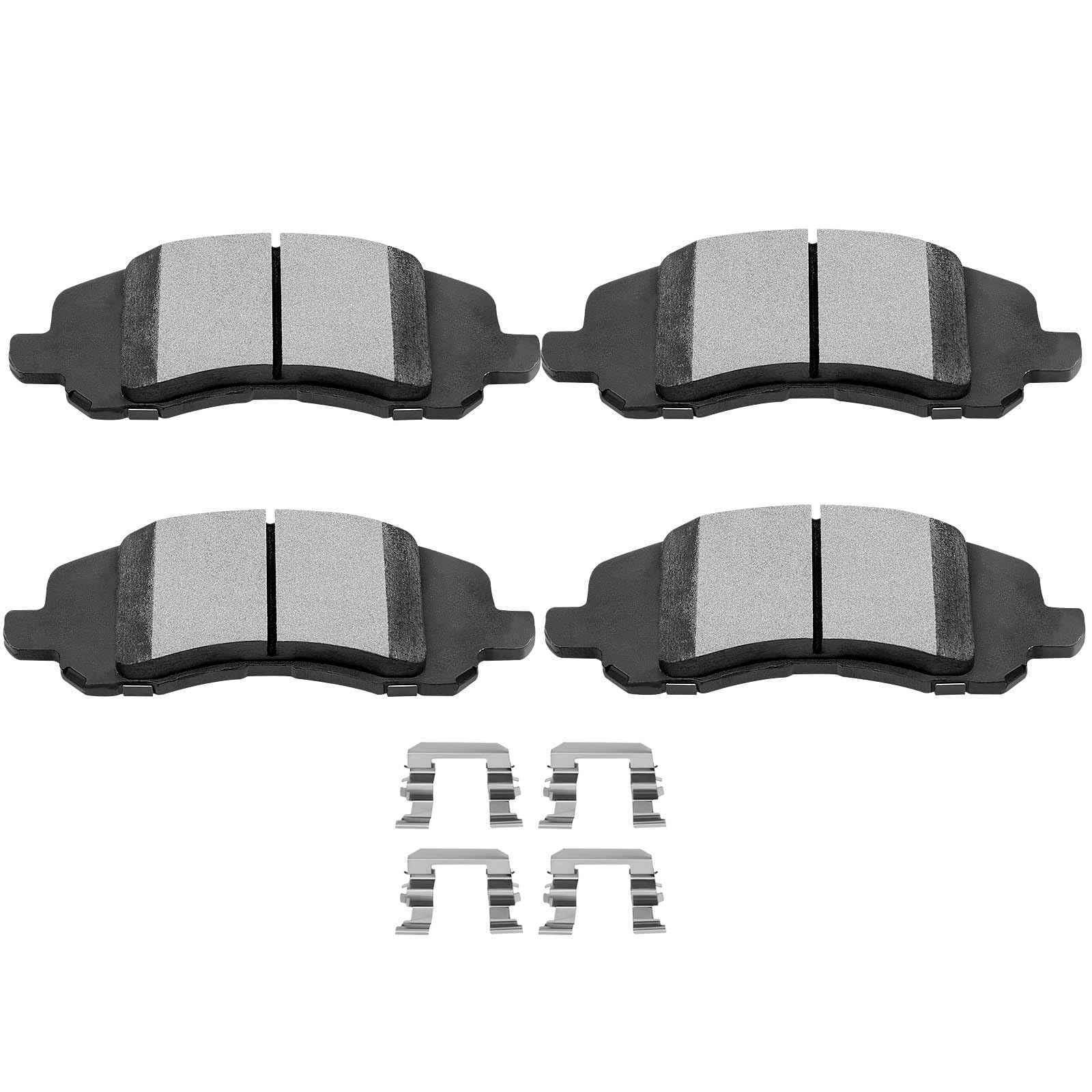 SCITOO Disc Brake Pads Kits D1285-8402 Ceramic Front Brake Pads Set Fit For Chrysler For 200 2011-2014,For Chrysler For Sebring 2007-2010,For Dodge For Avenger 2008-2014