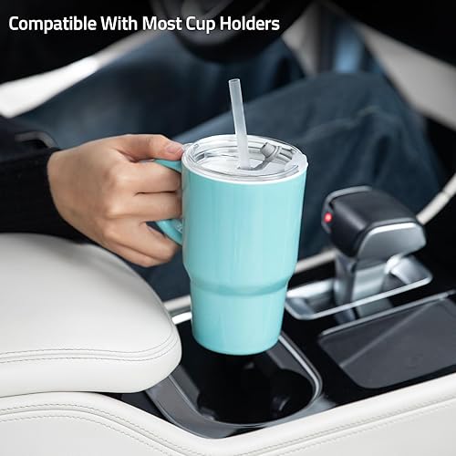 Miniatura 50 de Sweejar Taza de té de porcelana con infusor y tapa, tetera con filtro, máquina de té para hojas sueltas, 16 onzas líquidas para té, café, leche