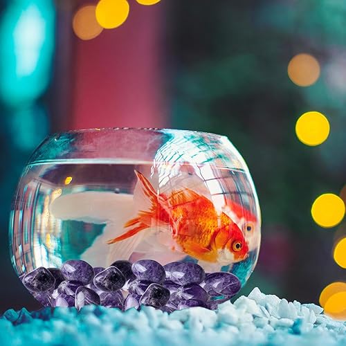 Miniatura 4 de DUQGUHO Juego de piedras de cristales curativos de amatista, cristales naturales a granel pulidos, piedras de cristal irregulares pulidas, rocas a